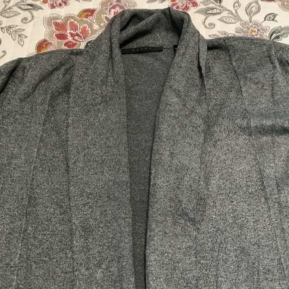 Women’s Cyrus draped neck open cardigan. - Picture 7 of 9